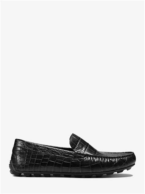 william leather loafer michael kors